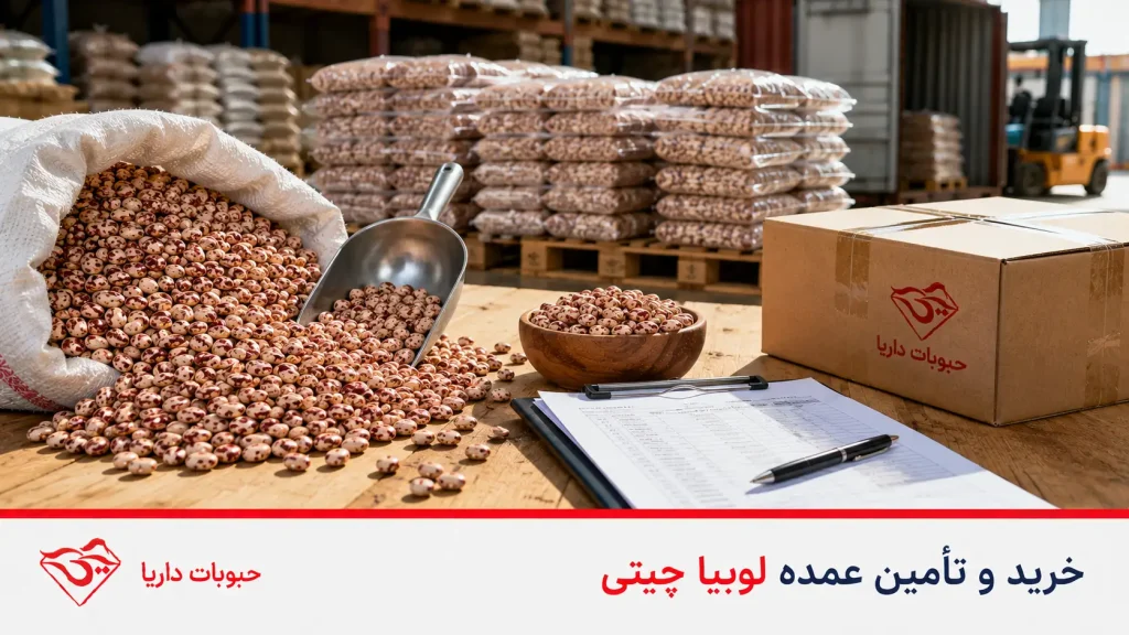 خرید و تامین عمده لوبیا چیتی