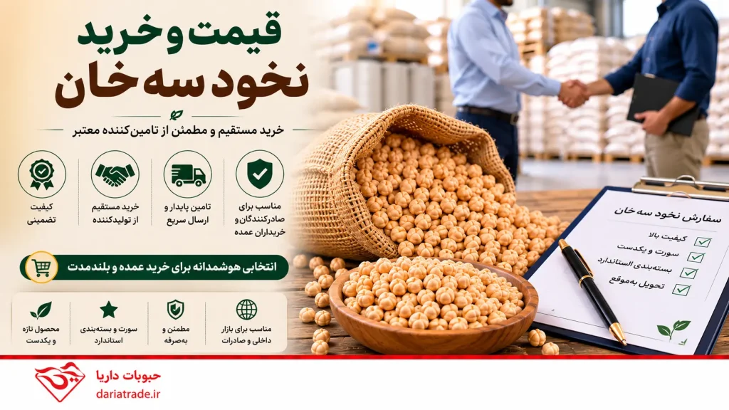 قیمت و خرید نخود سه خان