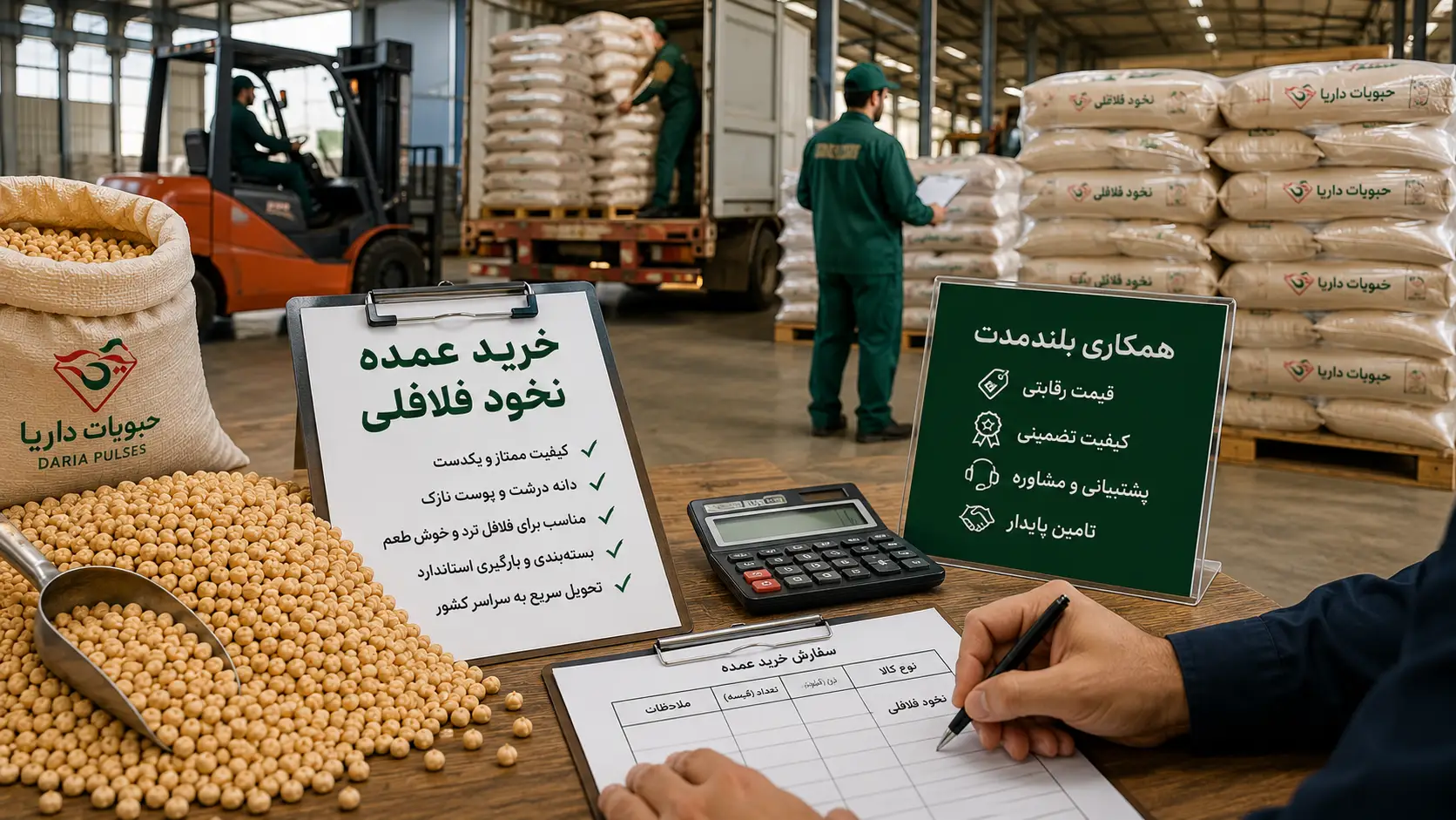 خرید عمده نخود فلافلی کرمانشاه