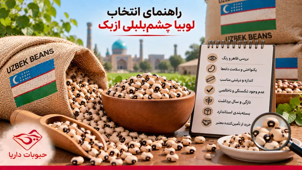 راهنمای انتخاب لوبیا چشم‌بلبلی ازبک