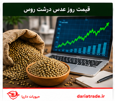 قیمت عدس درشت روس به روز