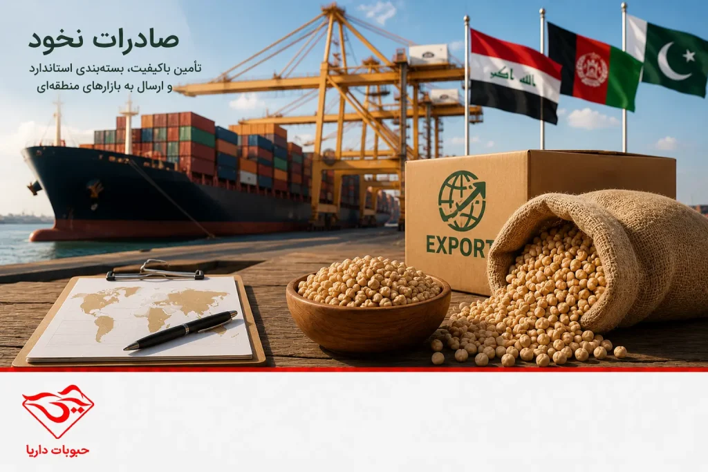 صادرات نخود 