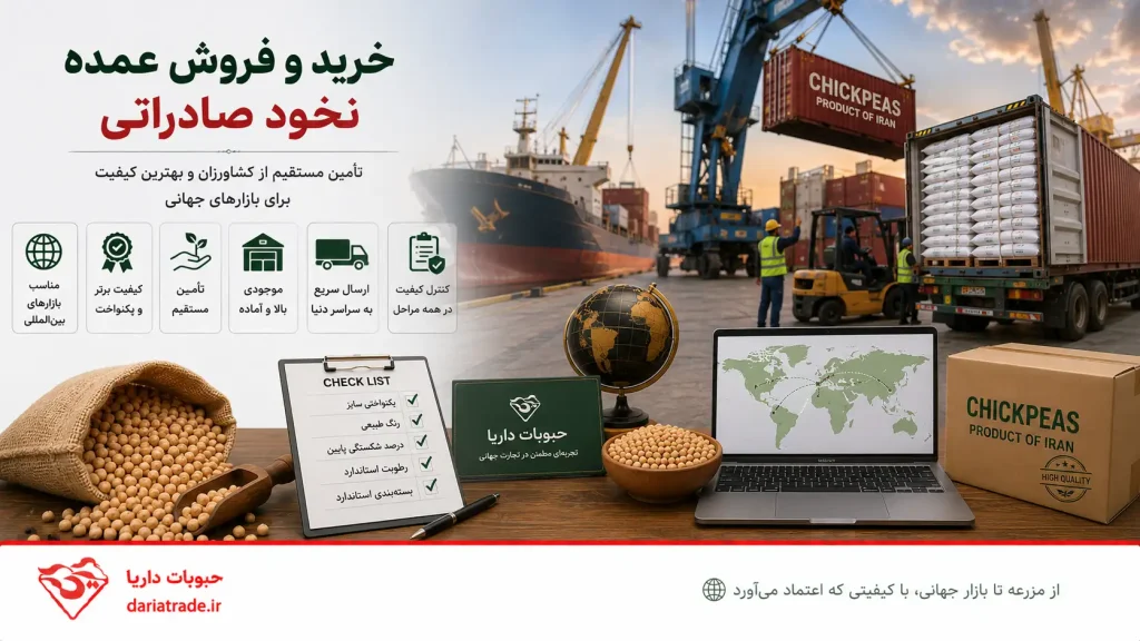 خرید و فروش نخود صادراتی