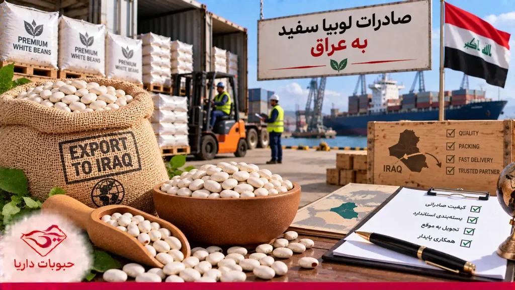 صادرات لوبیا سفید به عراق