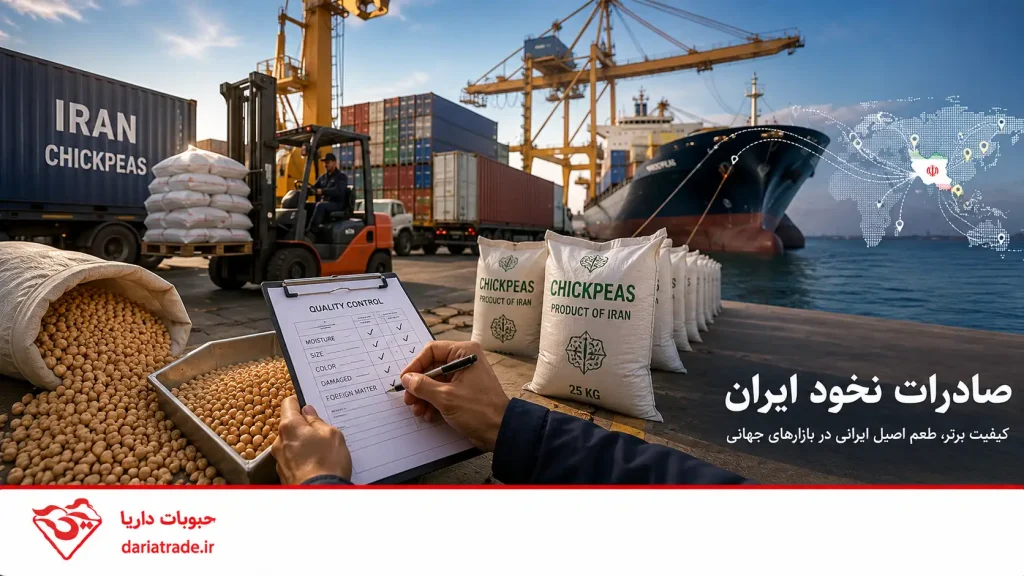 صادرات نخود ایران