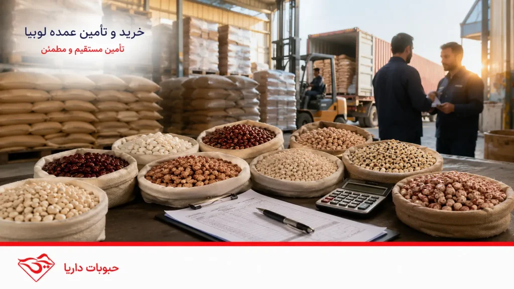 قیمت و خرید عمده انواع لوبیا